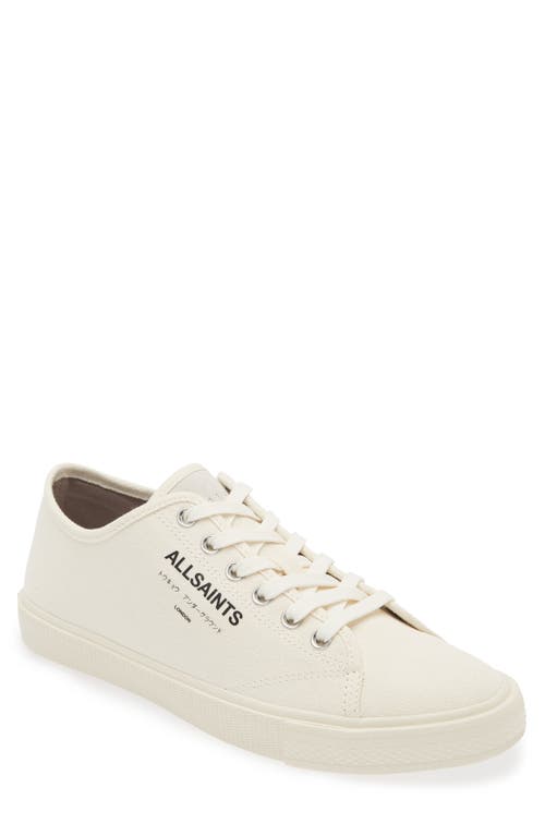 Underground Low Top Sneaker in Off White