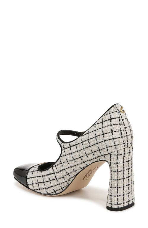 Shop Circus Ny By Sam Edelman Elora Square Toe Mary Jane Pump In Vanilla Bean/black