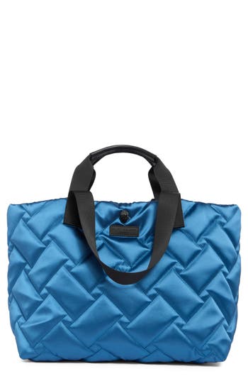 Kurt Geiger London Quilted Shopper Bag In Blue