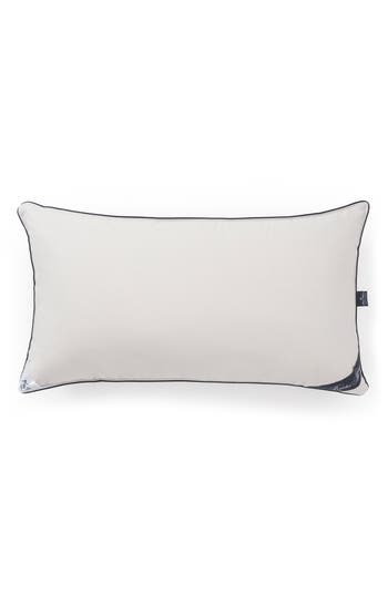 Shop Brooks Brothers Goose Down Pillow In Silver