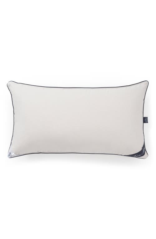 Brooks Brothers Goose Down Pillow In Silver