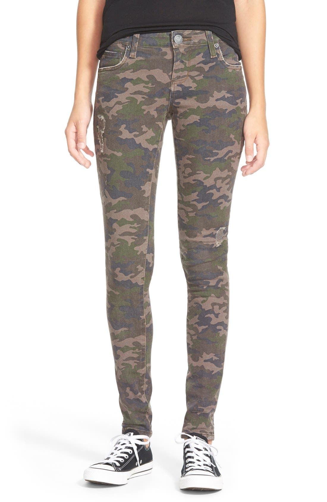 STS Blue Camo 'Megan' Skinny Jeans Nordstrom