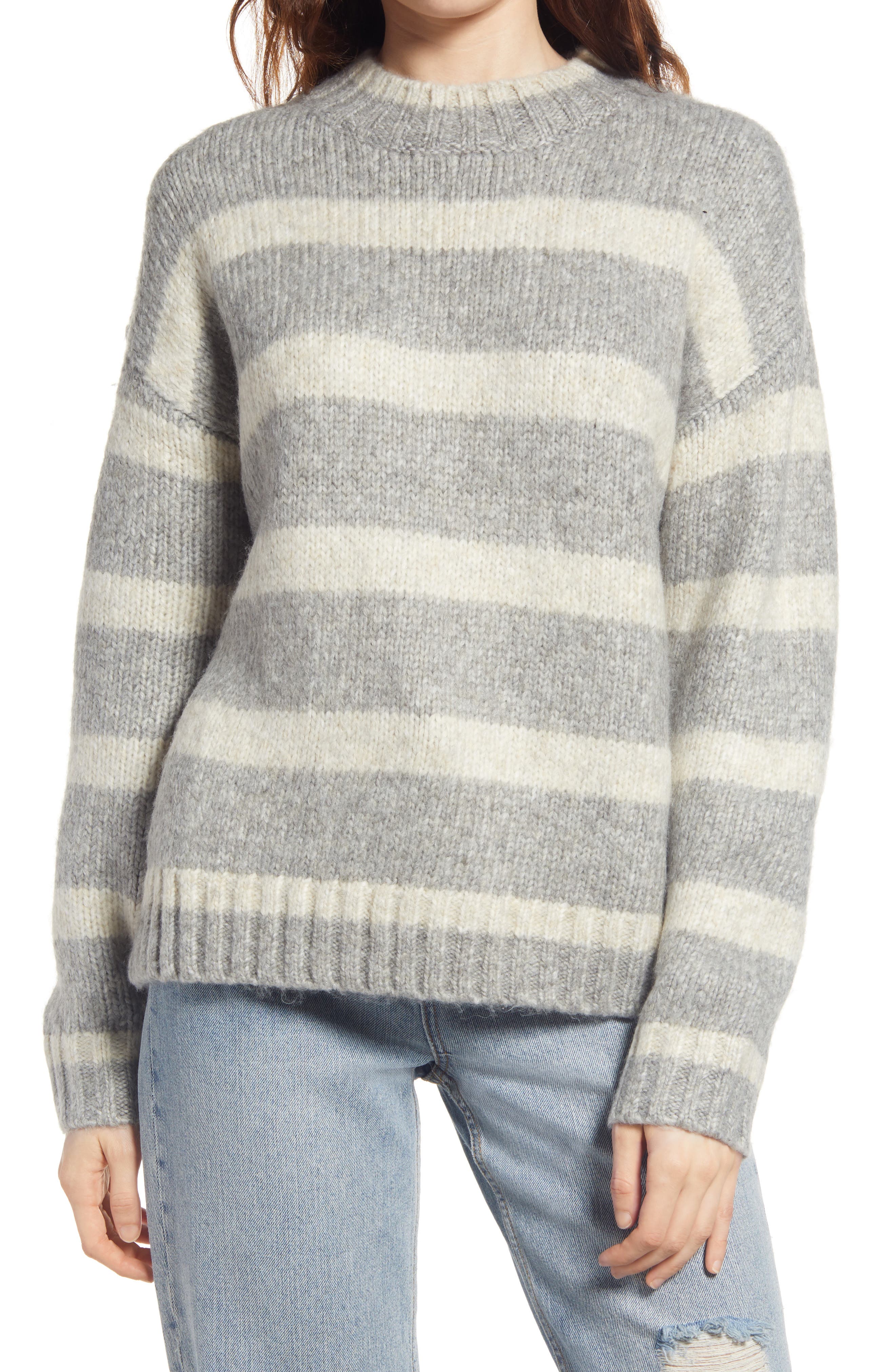 Cotton Emporium Faded Stripe Sweater