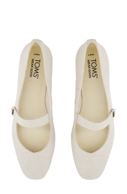 Shop Toms Bianca Mary Jane Flat In Natural