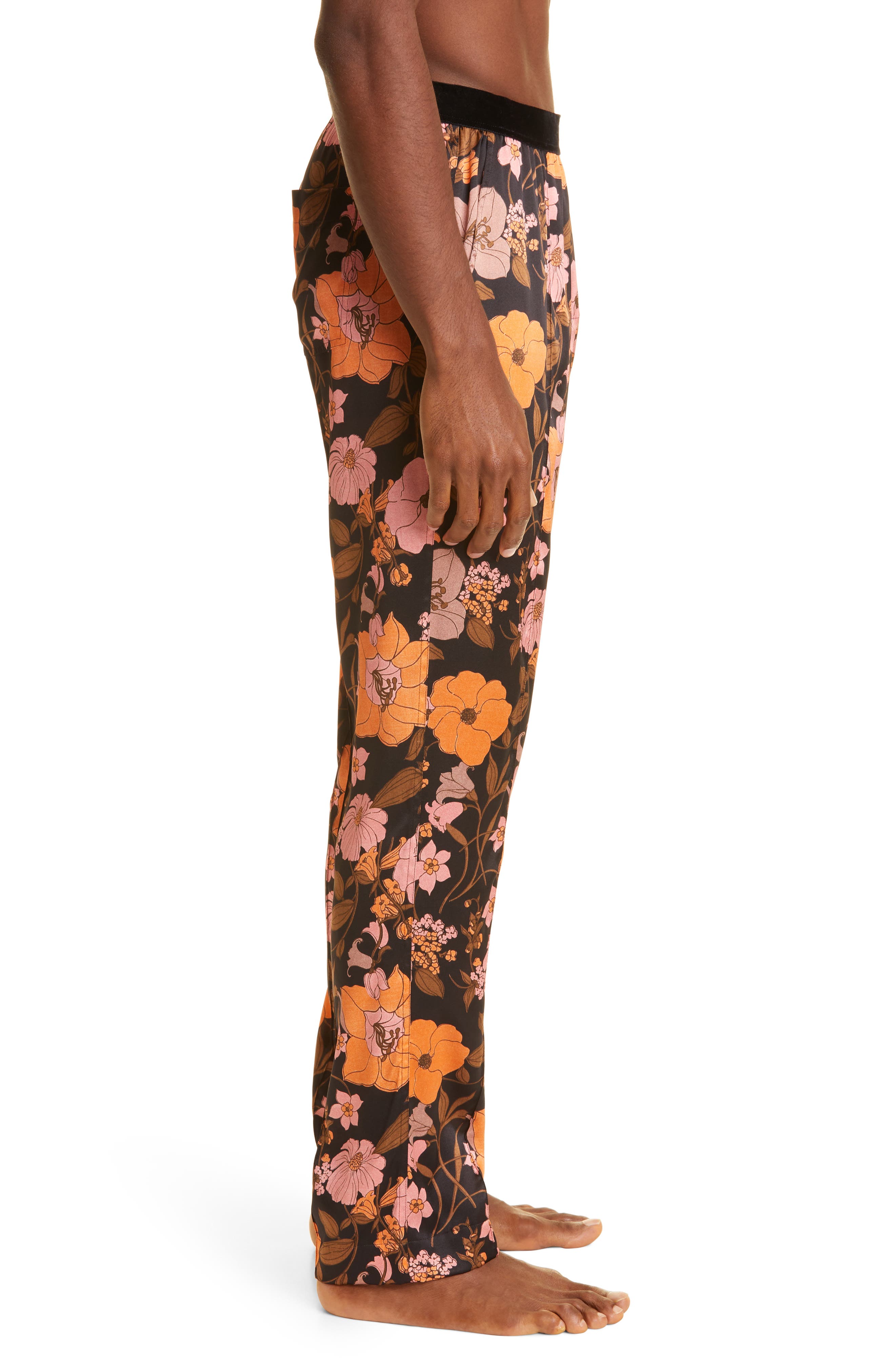 Tom Ford Floral Print Stretch Silk 
