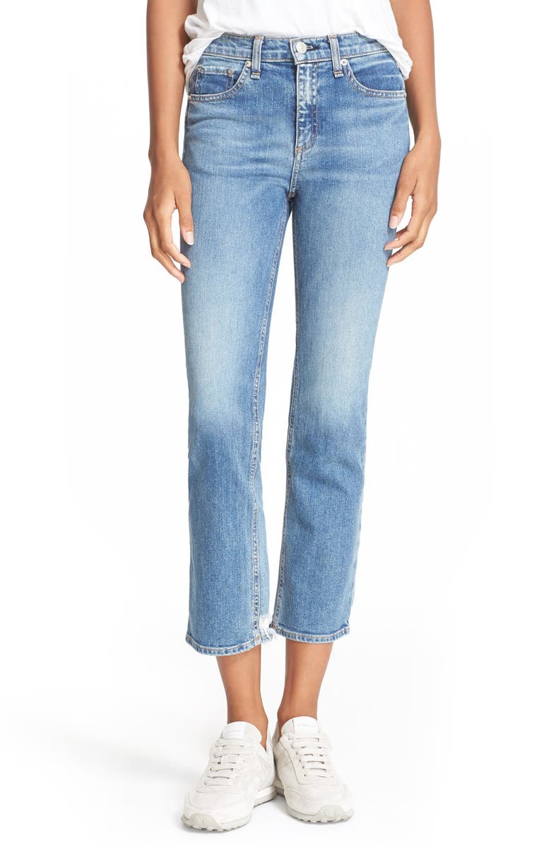 rag & bone/JEAN Crop Stovepipe Jeans (Belle) | Nordstrom