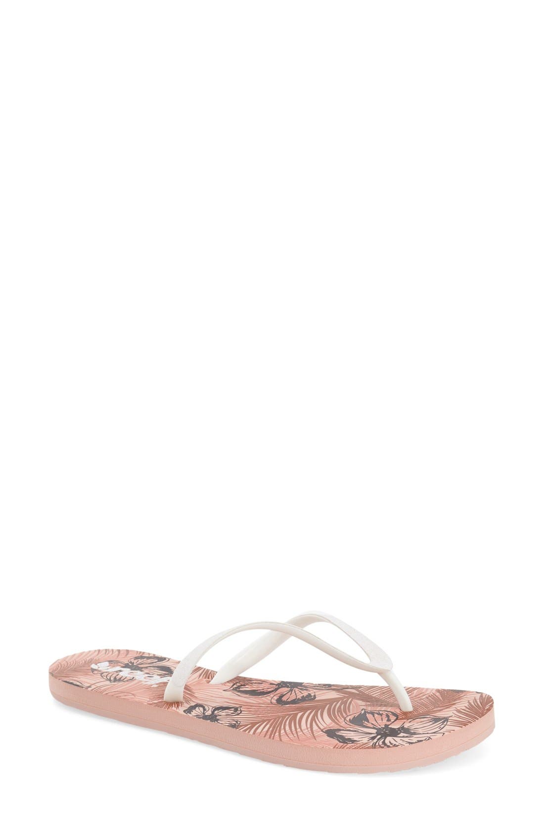 reef women's glitter flip flops