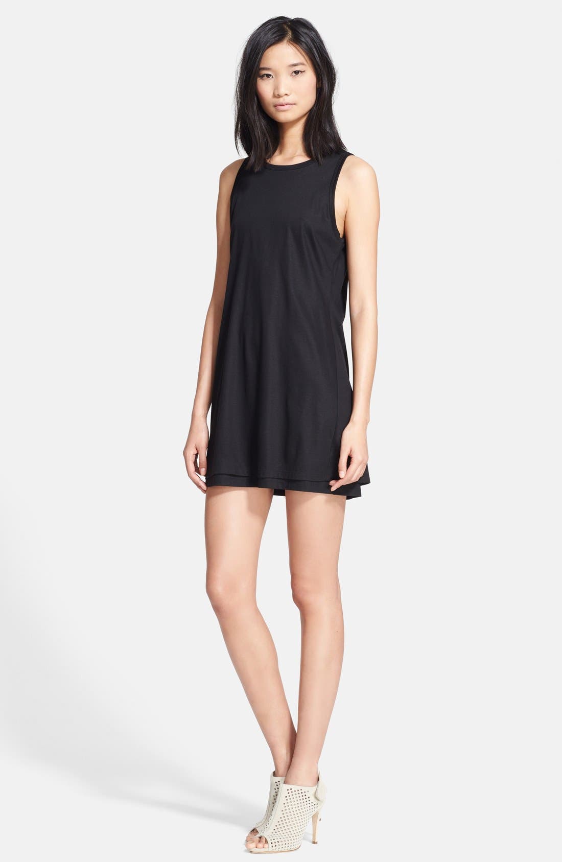 A.L.C. 'Kingston' Layered Jersey Tank Dress Nordstrom