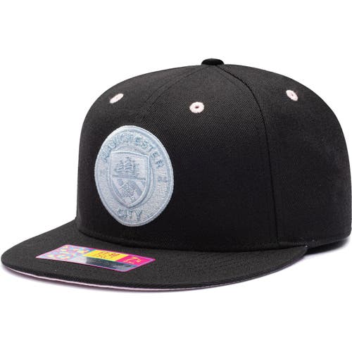 FAN INK Men's Black Manchester City Ice Cream Fitted Hat