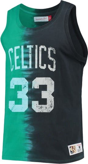 Mitchell & Ness Larry Bird Kelly Green Boston Celtics Big & Tall Hardwood Classics Jersey