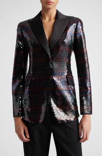 Vince camuto sequin clearance blazer