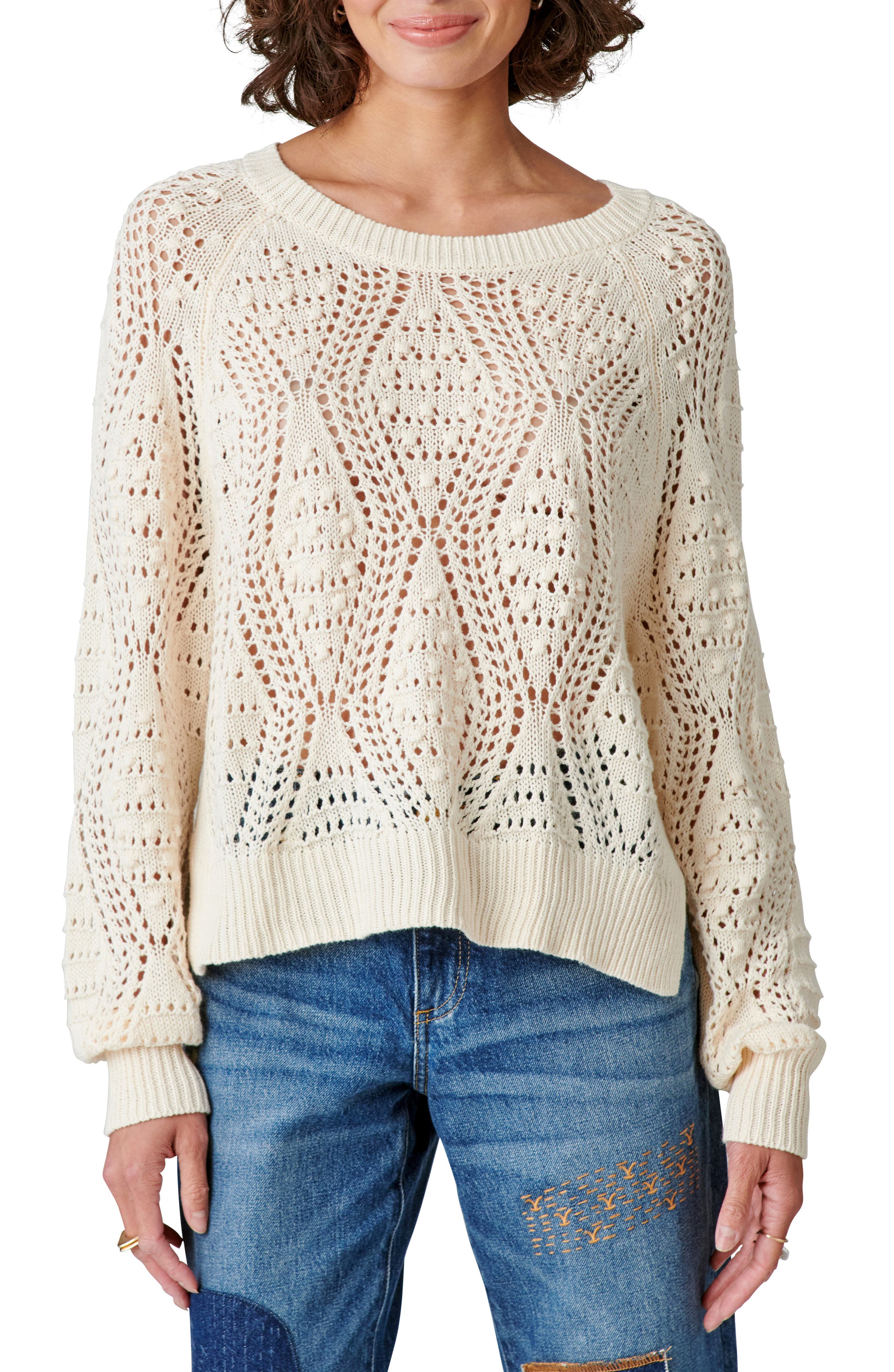 Open Stitch Pullover Sweater | Nordstrom