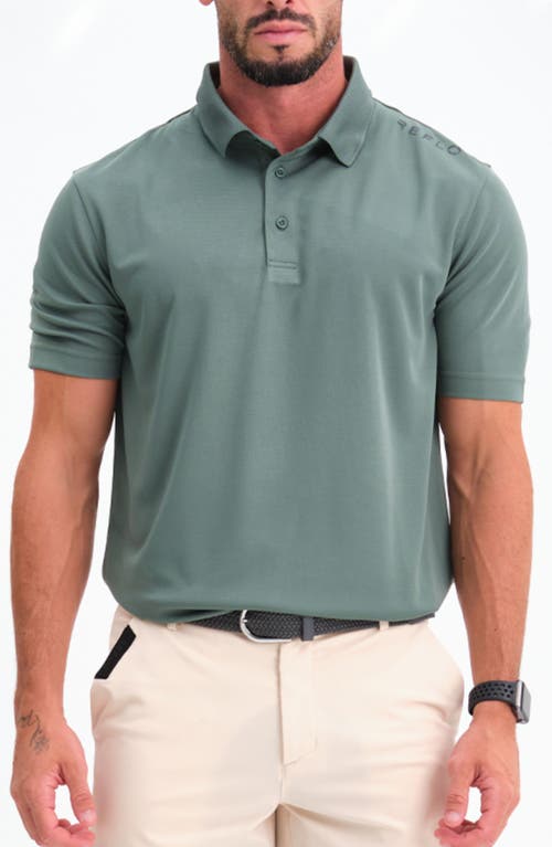 Shop Reflo Bohai Performance Polo In Dark Forest