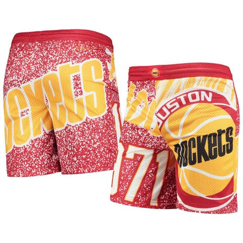 Mitchell and Ness Houston Rockets Big Face 2.0 Shorts Black