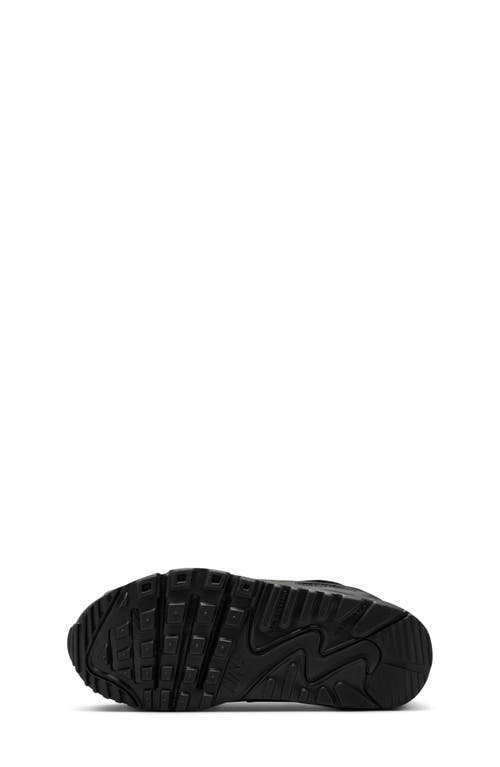 Nike Air Max 90 Easy-on Sneaker In Black/ Black/ Black