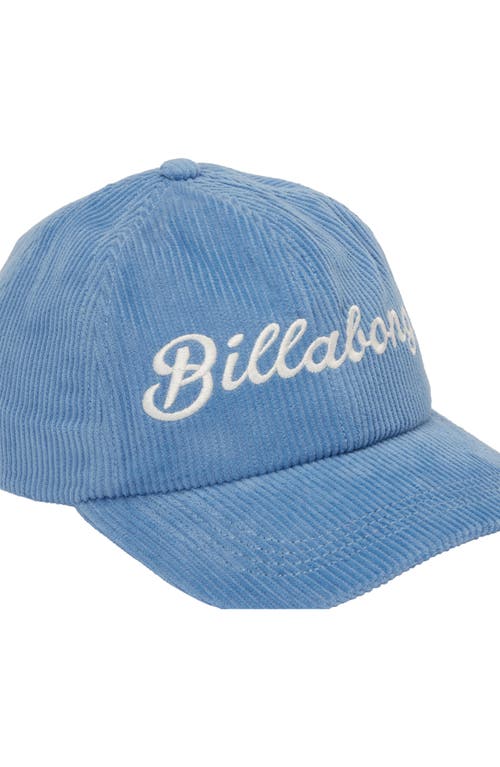 Shop Billabong Embroidered Logo Baseball Cap In Marina