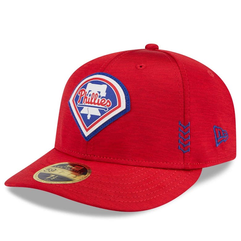 Shop New Era Red Philadelphia Phillies 2024 Clubhouse Low Profile 59fifty Fitted Hat
