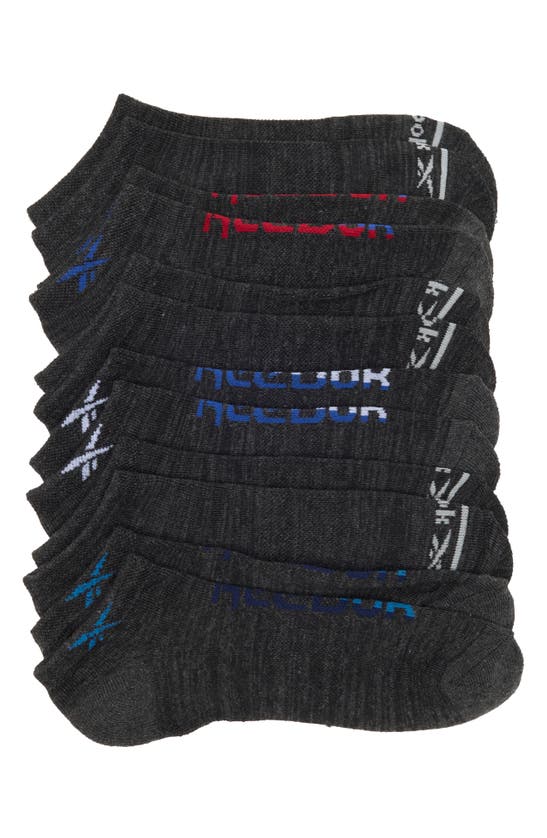 Shop Reebok 6-pack Ankle Socks In Black