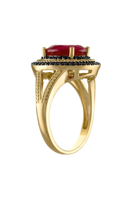 Fzn Ruby Ring In Yellow Gold/ruby