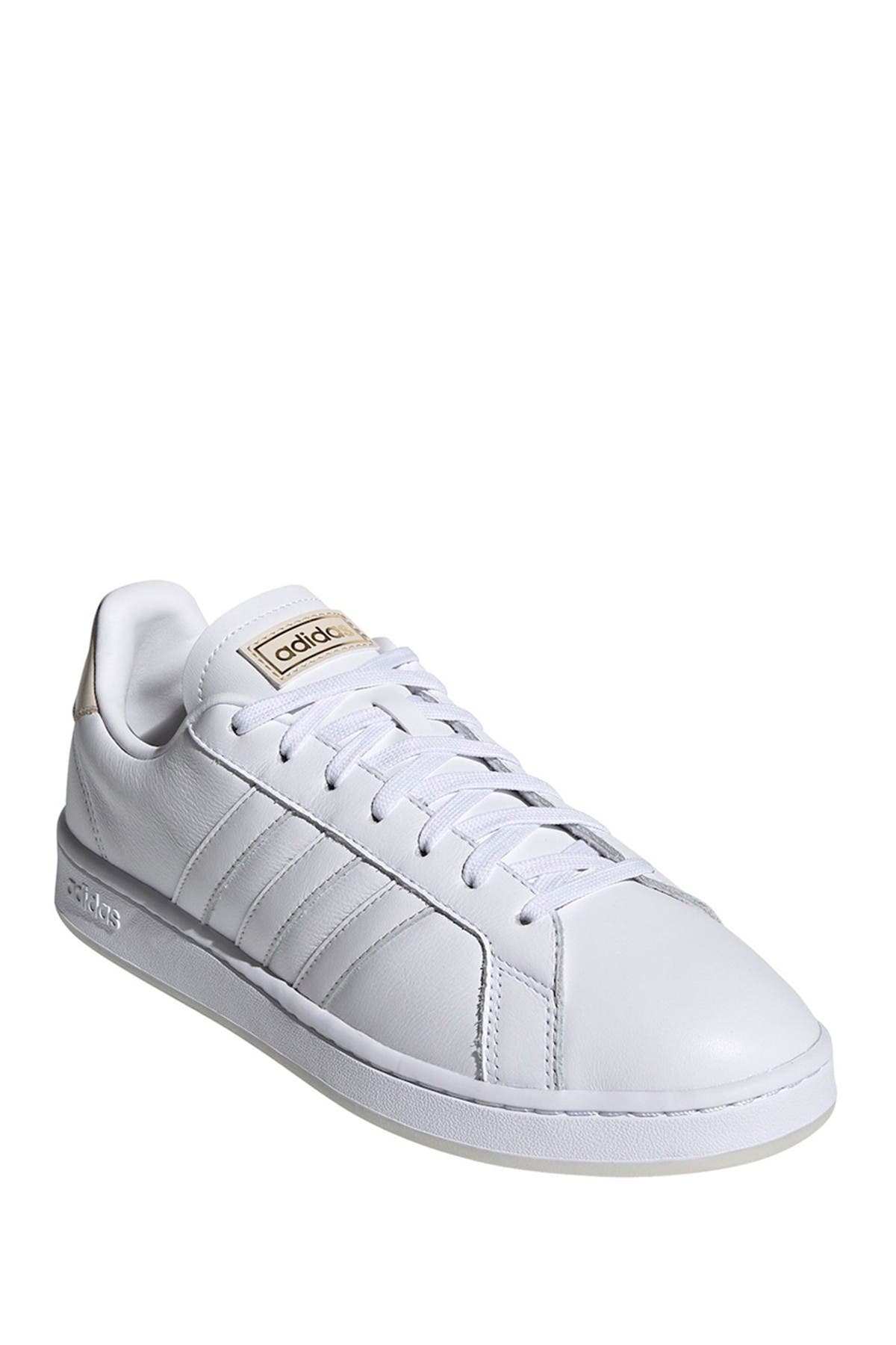 adidas grand court leather sneaker