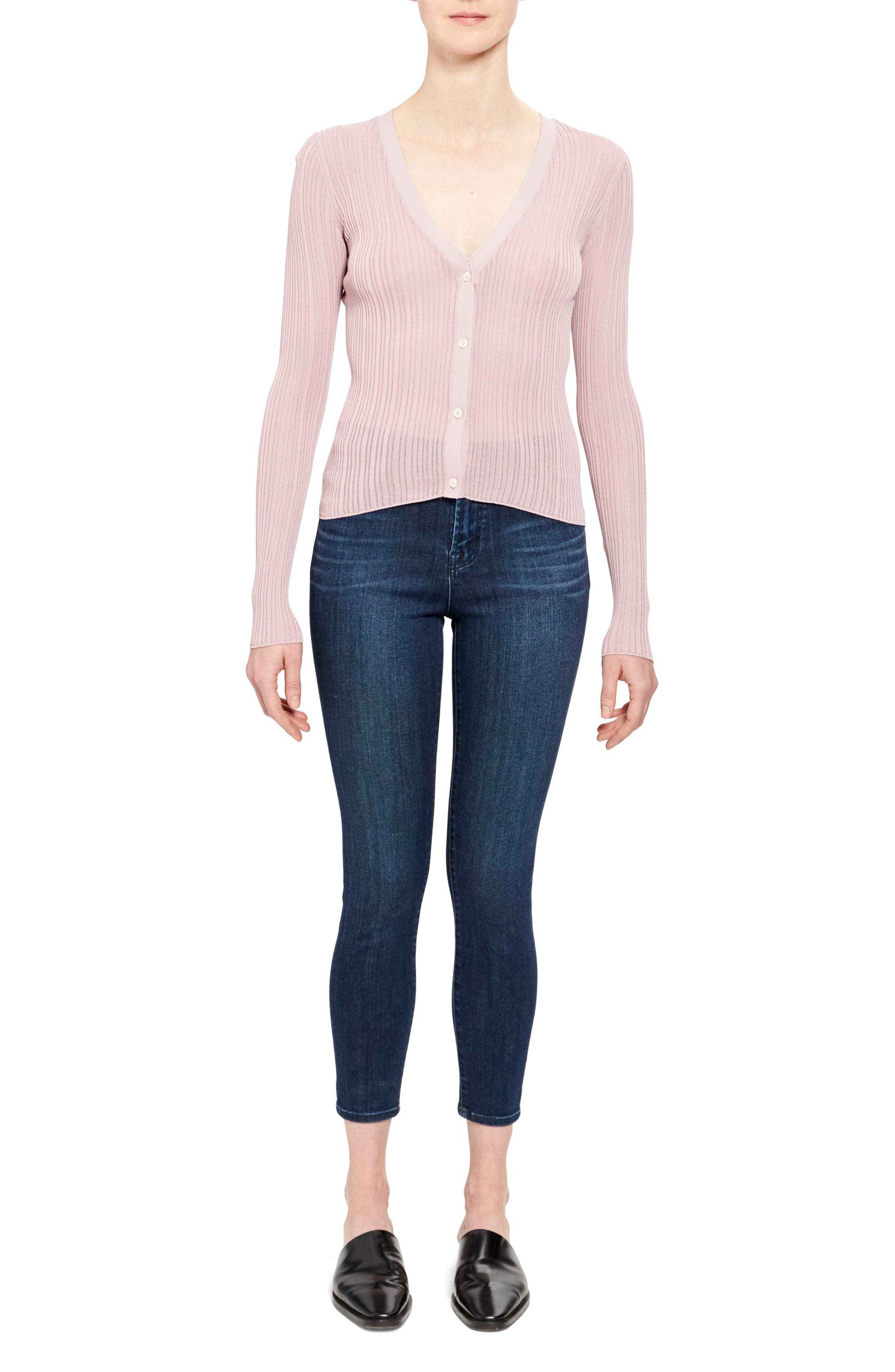 theory pointelle cardigan