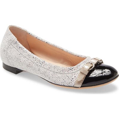 Agl Cap Toe Ballet Flat, Black