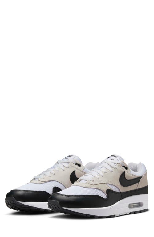 Shop Nike Air Max 1 Essential Sneaker In White/black/summit White