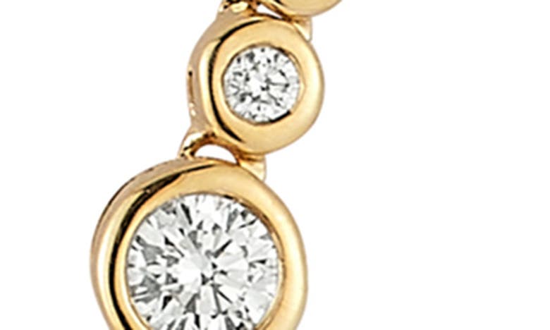 Dana Rebecca Designs Lulu Jack Diamond Bezel Frontal Necklace In Yellow Gold