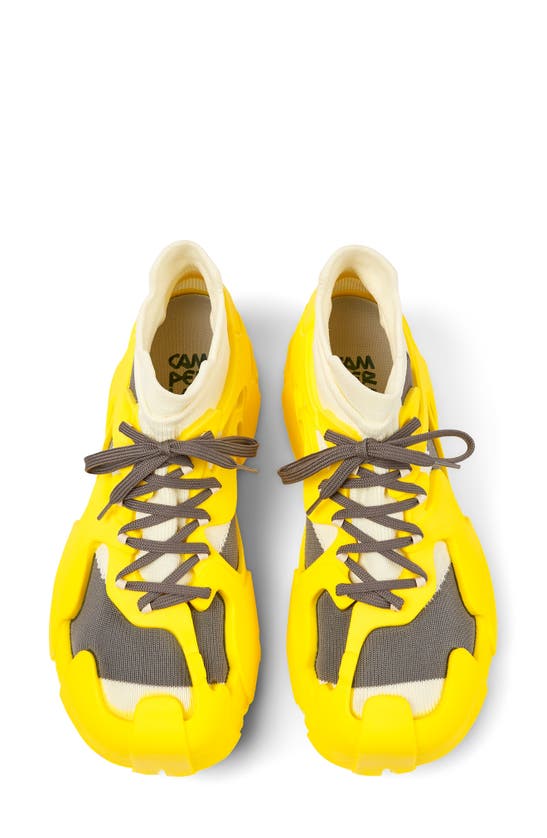 Shop Camperlab Gender Inclusive Tossu Water Repellent Sneaker In Yellow Multi - Assorted