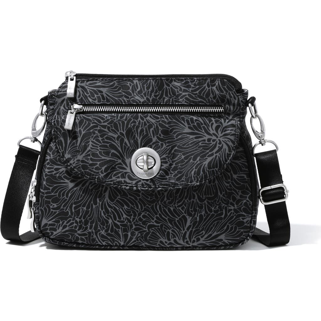 Baggallini Women's Calais Crossbody Bag In Midnight Blossom