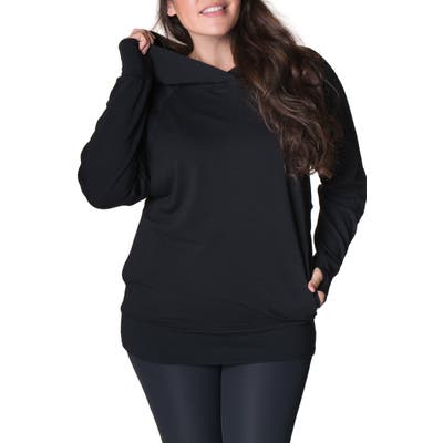 Bun Maternity Active Maternity/nursing Hoodie, Black