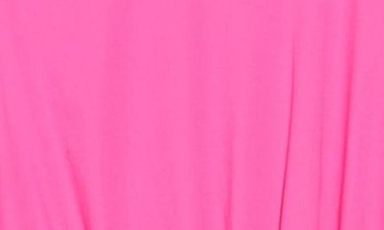 Shop Wayf Puff Sleeve Side Cutout Minidress In Hot Pink