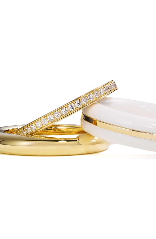 Shop By Pariah Set Of 3 Stack Rings In White