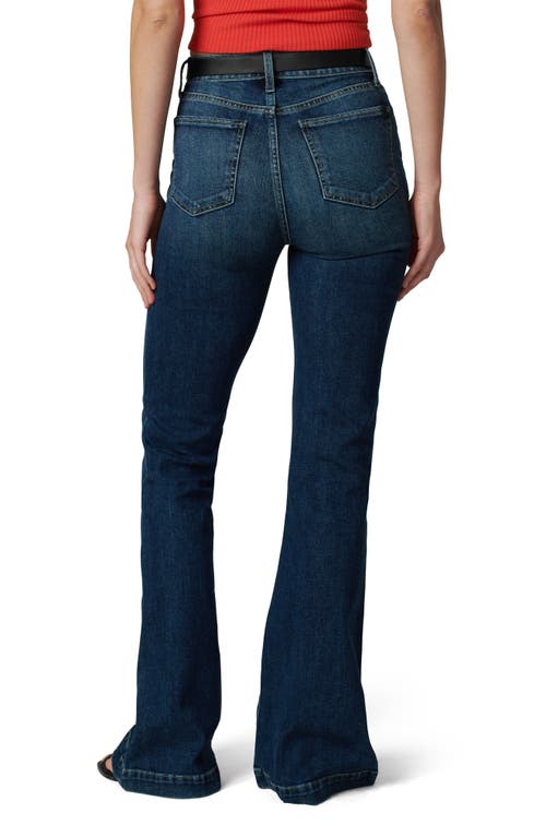 Shop Joe's The Molly High Waist Flare Trouser Jeans In Double Down