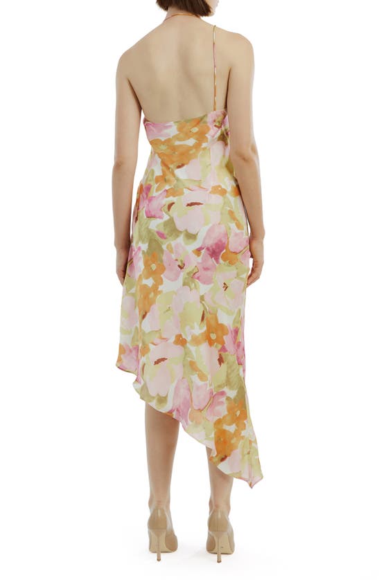 Shop Bardot Andy Floral Asymmetric Dress In Wall Floral