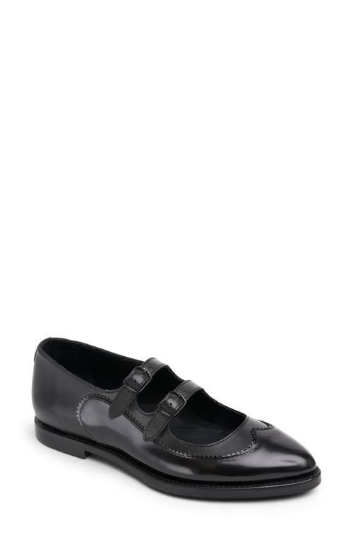 The Office Of Angela Scott Miss Margo Mary Jane Ballerina Flats In Black