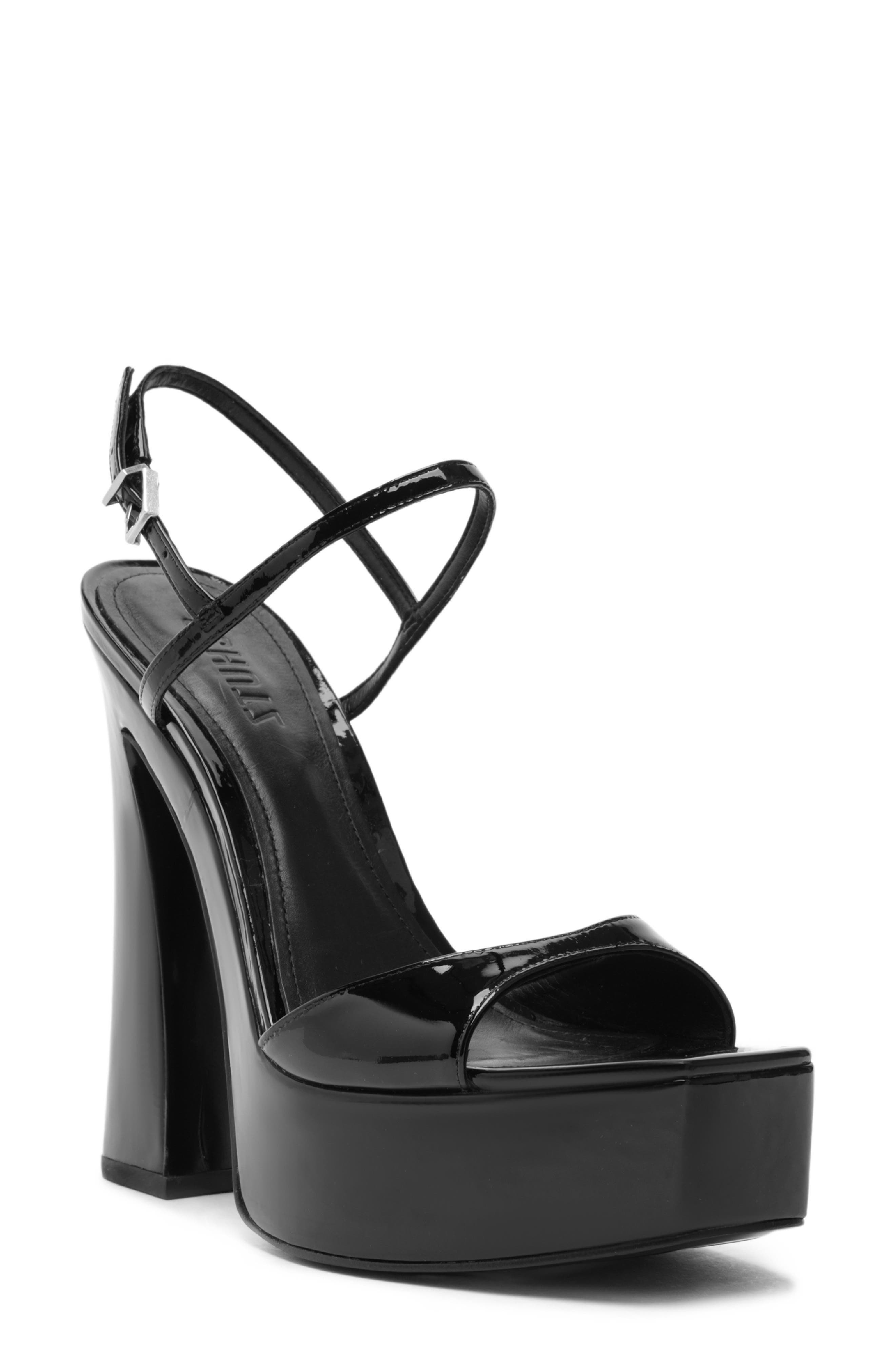 Schutz Arlene Platform Sandal In Black