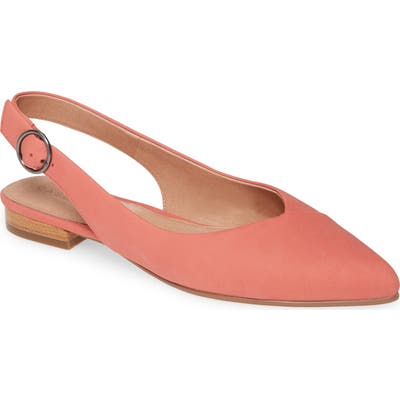 Caslon Lexie Pointed Toe Slingback Flat- Pink
