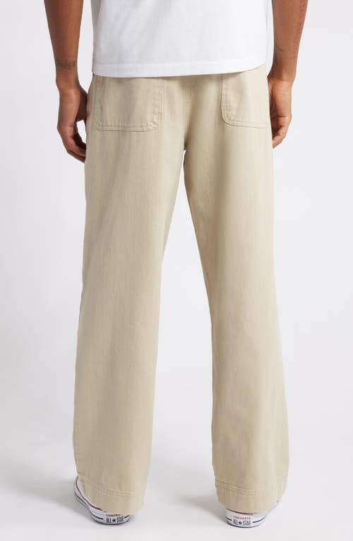 Shop Elwood Everyday Straight Leg Pants In Stone