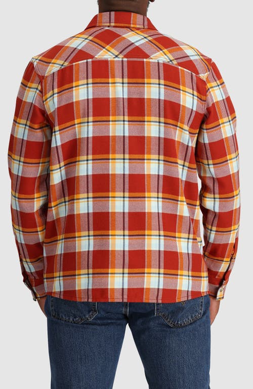 Shop Outdoor Research Feedback Plaid Flannel Overshirt In Jupiter Plaid