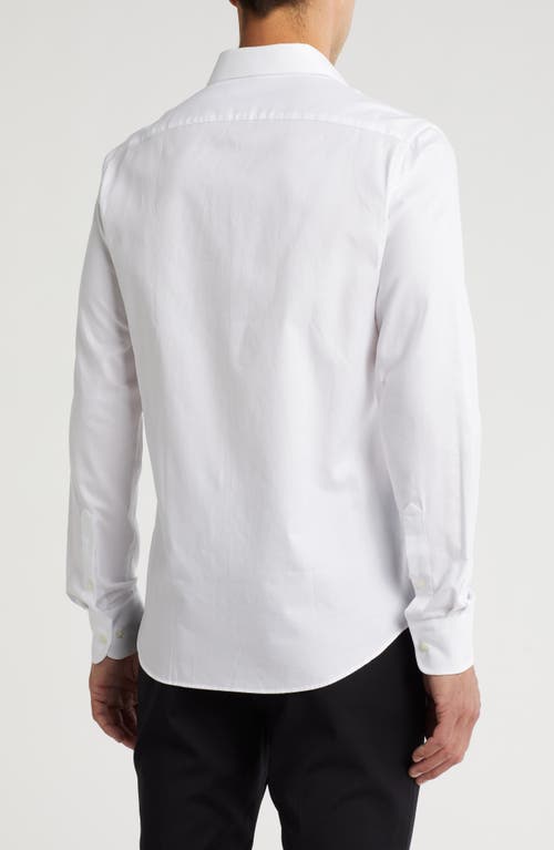 Tommy Hilfiger Core Slim Fit Cotton Button-up Shirt In White