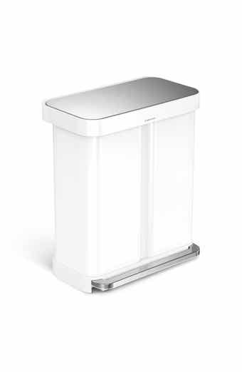 simplehuman Tension Arm Standing White Stainless Steel Paper Towel Holder  KT1186 - The Home Depot