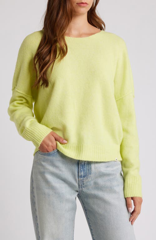 Shop Rip Curl Emily Crewneck Sweater In Lime