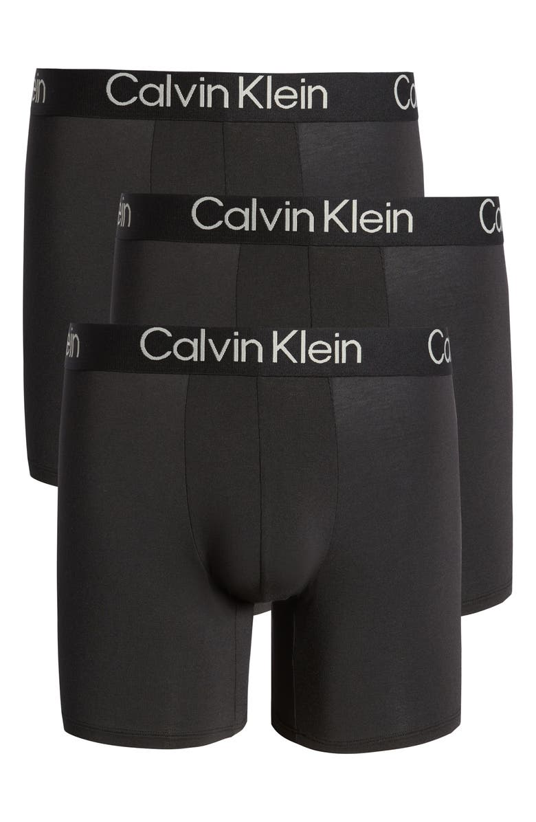 Calvin Klein Ultra-Soft Modern 3-Pack Stretch Modal Boxer Briefs | Nordstrom