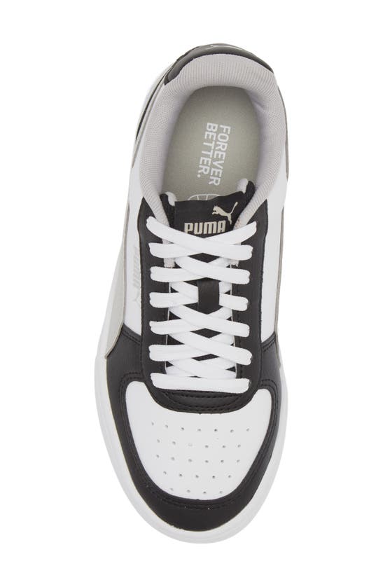 Shop Puma Kids' Carter Sneaker In  White-cool Light Gray