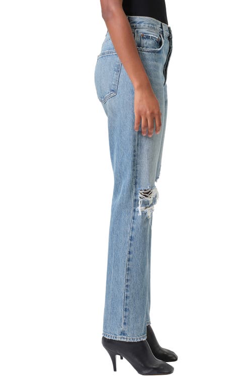 Agolde 90s Mid Rise Straight Fit Jeans Fall Out In Backdrop