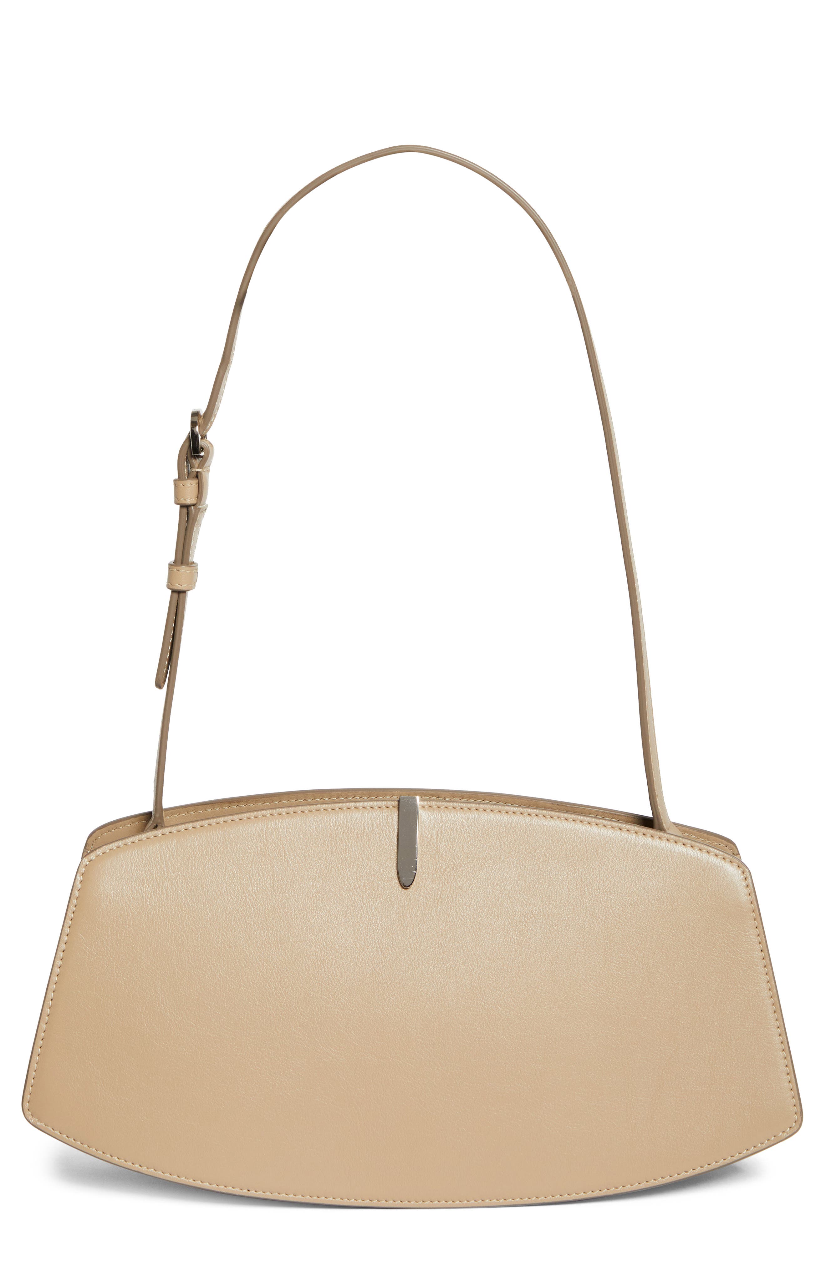 SAVETTE The Florence Leather Shoulder Bag in Clay 