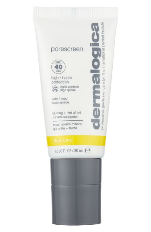 dermalogica Porescreen SPF 40 Blurring + Hint of Tint Mineral Sunscreen