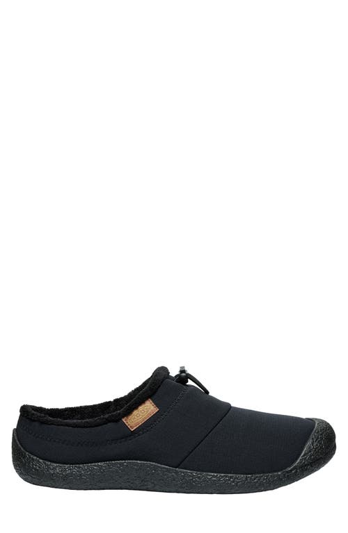 Keen Howser Iii Hybrid Slide Slipper In Black/black Recycled