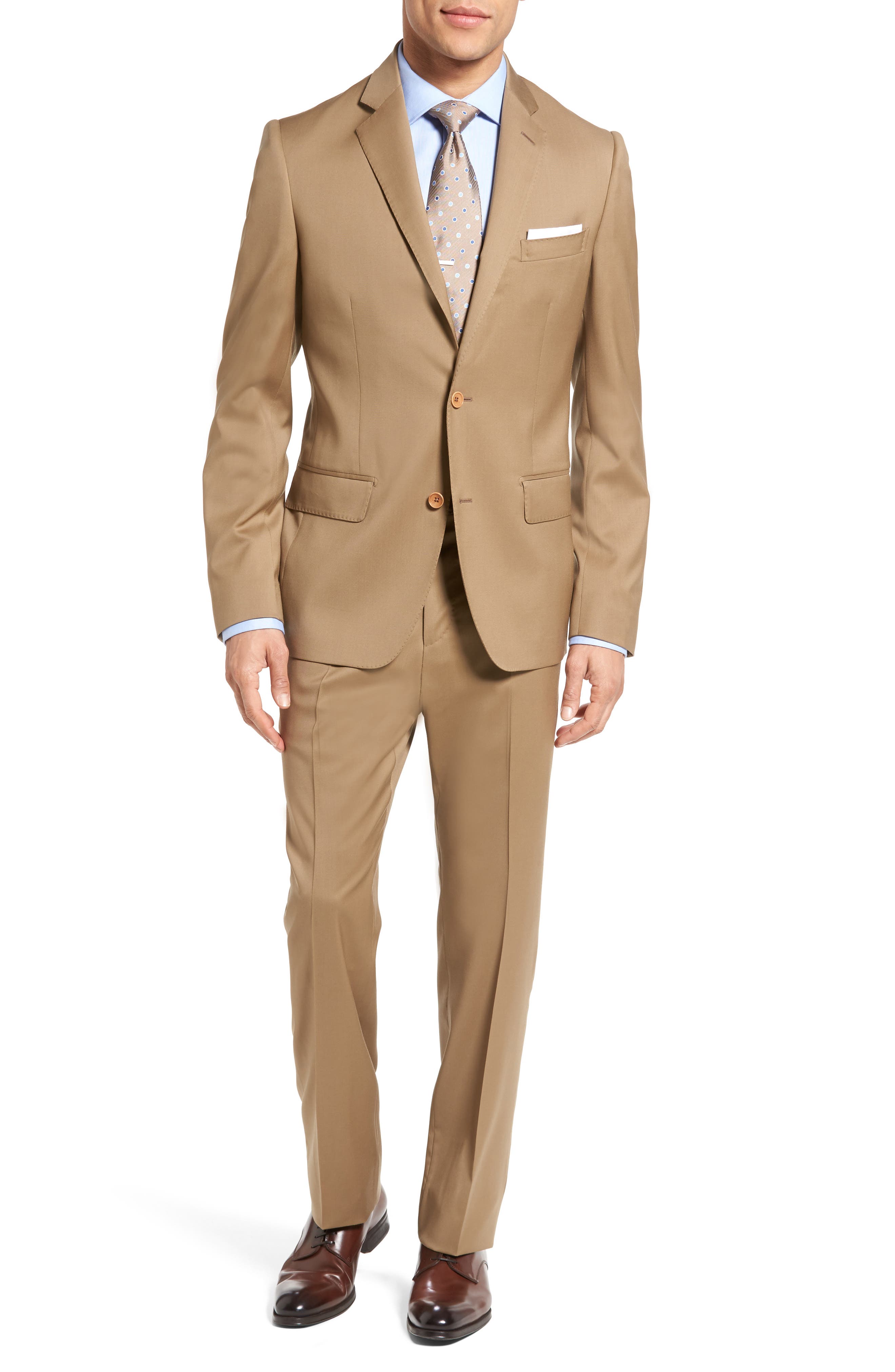 John W. Nordstrom | Classic Fit Solid Wool Suit | Nordstrom Rack